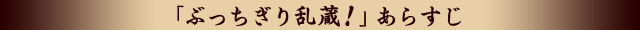 ぶっちぎり乱蔵！　あらすじ